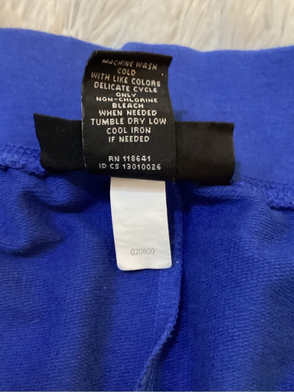 Lane Bryant 18/20 Royal Blue Capri Lounge Pants Drawstring Plus Size - Picture 10 of 12
